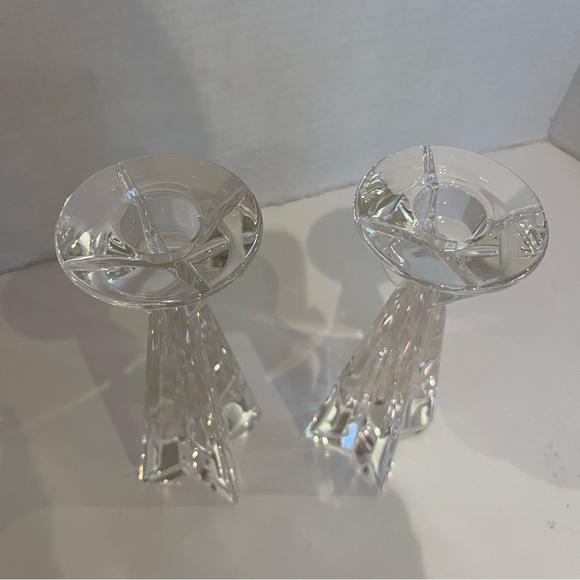 Mikasa Penthouse Crystal Candlestick Holders Pair Screen Used Cruel Intentions - Picture 6 of 12